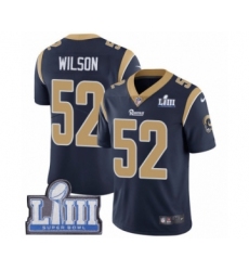 Men's Nike Los Angeles Rams #52 Ramik Wilson Navy Blue Team Color Vapor Untouchable Limited Player Super Bowl LIII Bound NFL Jersey