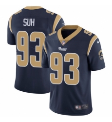 Youth Nike Los Angeles Rams #93 Ndamukong Suh Navy Blue Team Color Vapor Untouchable Limited Player NFL Jersey