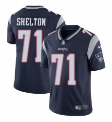 Youth Nike New England Patriots #71 Danny Shelton Navy Blue Team Color Vapor Untouchable Limited Player NFL Jersey