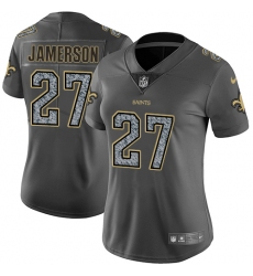 Women's Nike New Orleans Saints #27 Natrell Jamerson Gray Static Vapor Untouchable Limited NFL Jersey