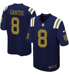 Youth Nike New York Jets #8 Cairo Santos Limited Navy Blue Alternate NFL Jersey