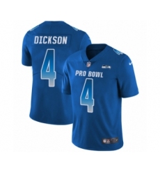 Youth Nike Seattle Seahawks #4 Michael Dickson Limited Royal Blue NFC 2019 Pro Bowl NFL Jersey