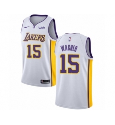Women's Los Angeles Lakers #15 Moritz Wagner Authentic White Basketball Jersey - Association Edition