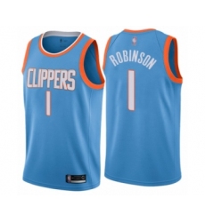 Youth Los Angeles Clippers #1 Jerome Robinson Swingman Blue Basketball Jersey - City Edition
