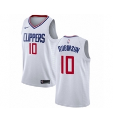 Youth Nike Los Angeles Clippers #10 Jerome Robinson Swingman White NBA Jersey - Association Edition