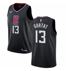 Youth Nike Los Angeles Clippers #13 Marcin Gortat Swingman Black NBA Jersey Statement Edition