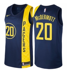 Youth Nike Indiana Pacers #20 Doug McDermott Swingman Navy Blue NBA Jersey - City Edition