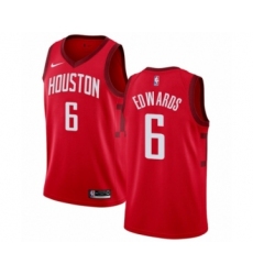 Youth Nike Houston Rockets #6 Vincent Edwards Red Swingman Jersey - Earned Edition