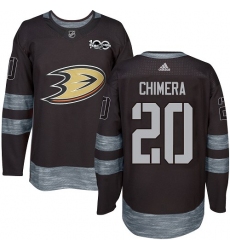 Men's Adidas Anaheim Ducks #20 Jason Chimera Authentic Purple Fights Cancer Practice NHL Jersey