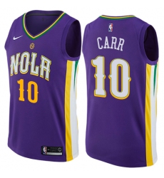 Youth Nike New Orleans Pelicans #10 Tony Carr Swingman Purple NBA Jersey - City Edition