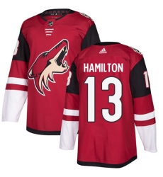 Youth Adidas Arizona Coyotes #13 Freddie Hamilton Authentic Burgundy Red Home NHL Jersey
