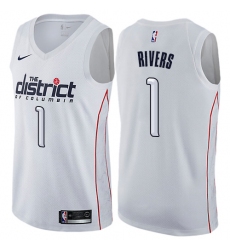 Youth Nike Washington Wizards #1 Austin Rivers Swingman White NBA Jersey - City Edition