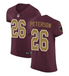 Men's Nike Washington Redskins #26 Adrian Peterson Burgundy Red Alternate Vapor Untouchable Elite Player NFL Jersey