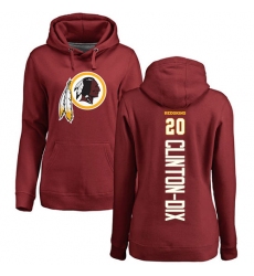 NFL Women's Nike Washington Redskins #20 Ha Clinton-Dix Maroon Backer Pullover Hoodie