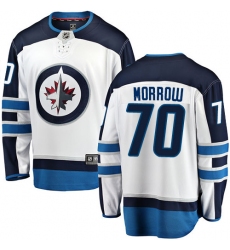 Youth Winnipeg Jets #70 Joe Morrow Fanatics Branded White Away Breakaway NHL Jersey