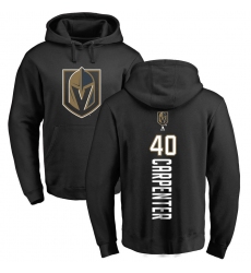 NHL Adidas Vegas Golden Knights #40 Ryan Carpenter Black Backer Pullover Hoodie