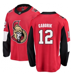 Men's Ottawa Senators #12 Marian Gaborik Fanatics Branded Red Home Breakaway NHL Jersey
