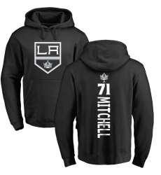 NHL Adidas Los Angeles Kings #71 Torrey Mitchell Black Backer Pullover Hoodie