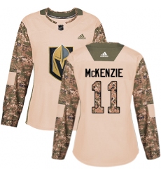 Women's Adidas Vegas Golden Knights #22 Nick Holden Authentic Camo Veterans Day Practice NHL Jersey