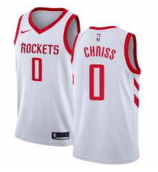 Women's Nike Houston Rockets #0 Marquese Chriss Swingman White NBA Jersey - Association Edition