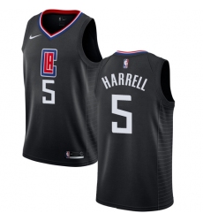 Youth Nike Los Angeles Clippers #5 Montrezl Harrell Swingman Black NBA Jersey Statement Edition