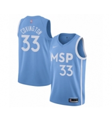 Women's Minnesota Timberwolves #33 Robert Covington Swingman Blue Basketball Jersey - 2019 20 City Edition
