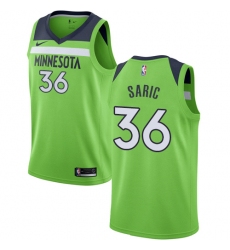 Youth Nike Minnesota Timberwolves #36 Dario Saric Swingman Green Salute to Service NBA Jersey