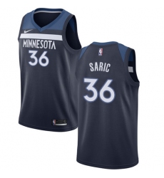 Youth Nike Minnesota Timberwolves #36 Dario Saric Swingman Navy Blue NBA Jersey - Icon Edition
