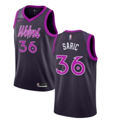 Youth Nike Minnesota Timberwolves #36 Dario Saric Swingman Purple NBA Jersey - City Edition