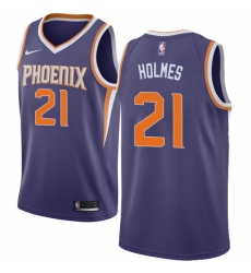 Women's Nike Phoenix Suns #21 Richaun Holmes Swingman Purple NBA Jersey - Icon Edition