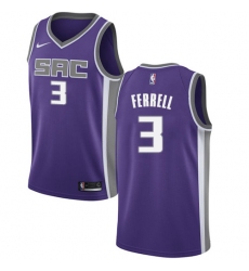 Women's Nike Sacramento Kings #3 Yogi Ferrell Swingman Purple NBA Jersey - Icon Edition