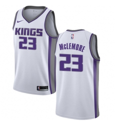 Men's Nike Sacramento Kings #23 Ben McLemore Swingman White NBA Jersey - Association Edition