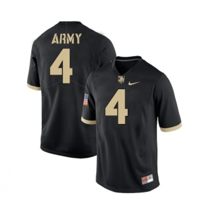 Army Black Knights 4 Cam Thomas Black College Football Jersey