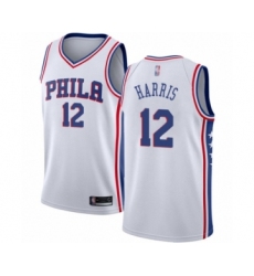 Youth Philadelphia 76ers #12 Tobias Harris Swingman White Basketball Jersey - Association Edition