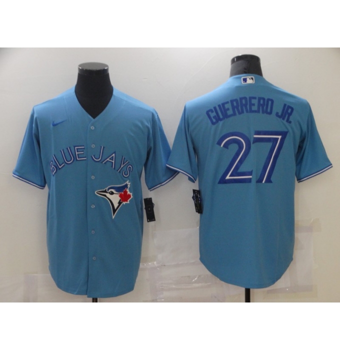 Men's Nike Toronto Blue Jays #27 Vladimir Guerrero Jr. Blue Stitched Baseball Jersey