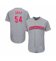 Men's Cincinnati Reds #54 Sonny Gray Grey Road Flex Base Authentic Collection Baseball Jersey