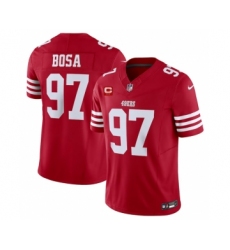 Men's Nike San Francisco 49ers #97 Nick Bosa Red 2023 F.U.S.E. 1-Star C Vapor Untouchable Limited Football Stitched Jersey