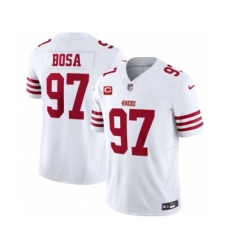 Men's Nike San Francisco 49ers #97 Nick Bosa White 2023 F.U.S.E. 1-Star C Vapor Untouchable Limited Football Stitched Jersey