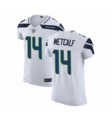 Men's Seattle Seahawks #14 D.K. Metcalf White Vapor Untouchable Elite Player Football Jersey