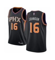 Women's Phoenix Suns #16 Tyler Johnson Swingman Black Basketball Jersey Statement Edition