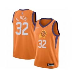 Women's Phoenix Suns #32 Shaquille O'Neal Swingman Orange Finished Basketball Jersey - Statement Edition