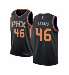 Youth Phoenix Suns #46 Aron Baynes Swingman Black Basketball Jersey Statement Edition