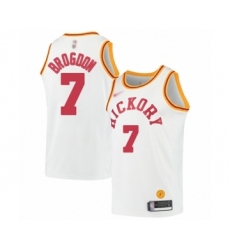 Women's Indiana Pacers #7 Malcolm Brogdon Swingman White Hardwood Classics Basketball Jersey