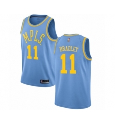 Youth Los Angeles Lakers #11 Avery Bradley Authentic Blue Hardwood Classics Basketball Jersey