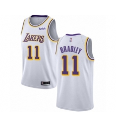 Youth Los Angeles Lakers #11 Avery Bradley Swingman White Basketball Jersey - Association Edition