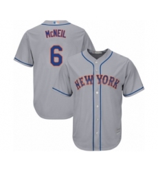 Youth New York Mets #6 Jeff McNeil Authentic Grey Road Cool Base Baseball Jersey