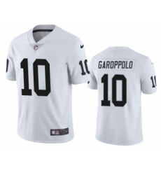 Men's Las Vegas Raiders #10 Jimmy Garoppolo White Vapor Untouchable Stitched Football Jersey