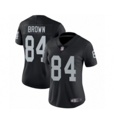 Women's Oakland Raiders #84 Antonio Brown Black Team Color Vapor Untouchable Limited Player Football Jersey
