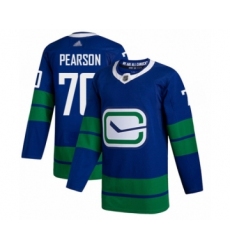 Youth Vancouver Canucks #70 Tanner Pearson Authentic Royal Blue Alternate Hockey Jersey