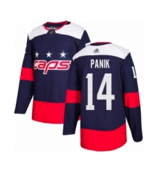 Men's Washington Capitals #14 Richard Panik Authentic Navy Blue 2018 Stadium Series Hockey Jersey
